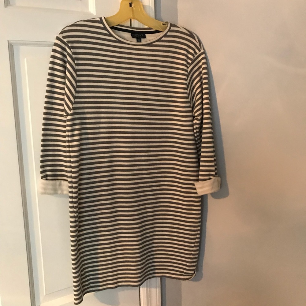 Topshop striped dress